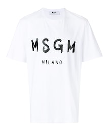 MSGM | MSGM - ロゴプリント Tシャツ - men - コットン - S(Tシャツ/カットソー)