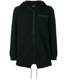 DIESEL | Diesel - ロゴ ジップアップパーカー - men - コットン/ポリエステル - L(パーカー)