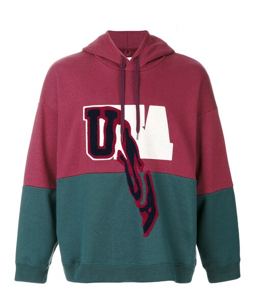 Doublet USA パッチ装飾パーカー doublet（ダブレット）の「Doublet - USA パッチ装飾パーカー
