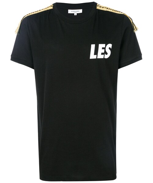 レスベンジャミンズ LES BENJAMINS Tシャツ カットソー 白黒 レスベンジャミンズ LES BENJAMINS Tシャツ カットソー 白黒
