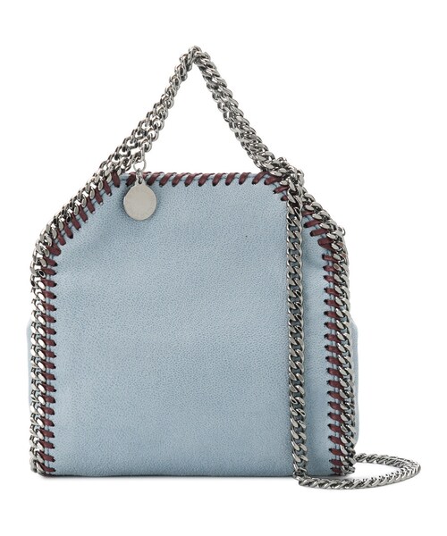 STELLA McCARTNEY(ステラマッカートニー)の「Stella McCartney - ファラベラ タイニートート - women - フェイクレザー/metal - ワンサイズ(ショルダーバッグ・レディース・ブルー・ワンサイズ)」の1枚目の写真
