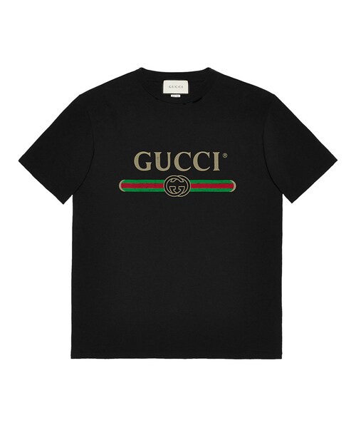 Gucci グッチ の Gucci ロゴ Tシャツ Women コットン L Tシャツ カットソー Wear