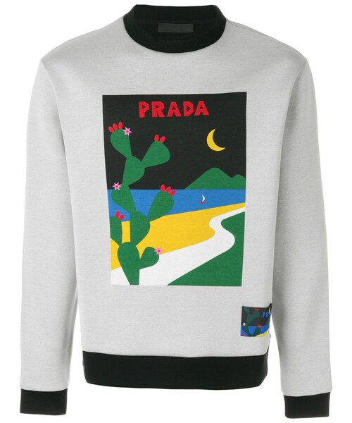 Prada（プラダ）の「Prada - プリント スウェットシャツ - men 