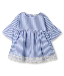 BRANSHES | オックス先染めストライプワンピース(ワンピース)