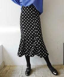 DHOLIC | ドットマーメイドロングスカート(スカート)