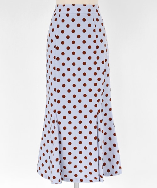 DHOLIC(ディーホリック)の「ドットマーメイドロングスカート(スカート・レディース・ブラック/パープル・S/M)」の2枚目の写真