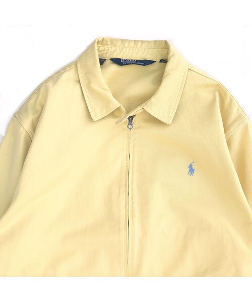 POLO by Ralph Lauren スウィングトップ yellow POLO RALPH LAUREN SWING TOP