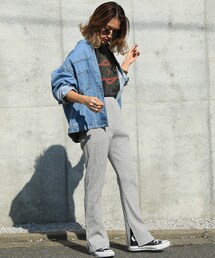 Flugge | easy rib pants(その他パンツ)