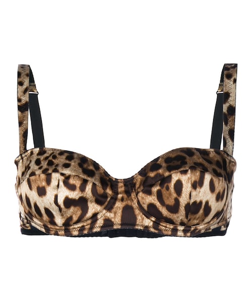 【DOLCE&GABBANA】レオパード柄 ジャージー ブラレット DOLCE&GABBANA(ドルチェアンドガッバーナ)の「Dolce & Gabbana