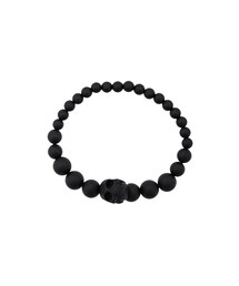 Alexander McQueen | Alexander McQueen - スカル ビーズブレスレット - men - PVC - ワンサイズ(ブレスレット)