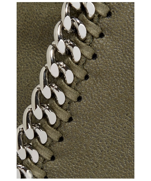 STELLA McCARTNEY(ステラマッカートニー)の「Stella McCartney - Falabella Mini Faux Brushed-leather Shoulder Bag - Army green(ショルダーバッグ・レディース・army green・One Size)」の4枚目の写真