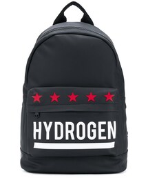 HYDROGEN | Hydrogen - ロゴパッチ バックパック - men - コットン/ポリウレタン - ワンサイズ(バックパック/リュック)