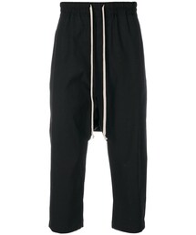 Rick Owens | Rick Owens - クロップド サルエルパンツ - men - コットン/スパンデックス - 52(その他パンツ)