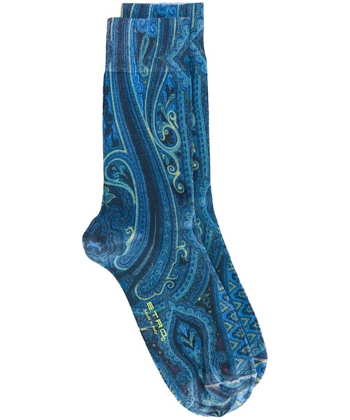 ETRO 髙橋海人くん 靴下 ETRO（エトロ）の「Etro - ペイズリー柄 靴下 - men - コットン