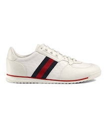 GUCCI | Gucci - レザースニーカー - men - レザー/ナイロン/rubber - 6(スニーカー)