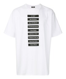 RAF SIMONS | Raf Simons - プリント Tシャツ - men - コットン - S(Tシャツ/カットソー)