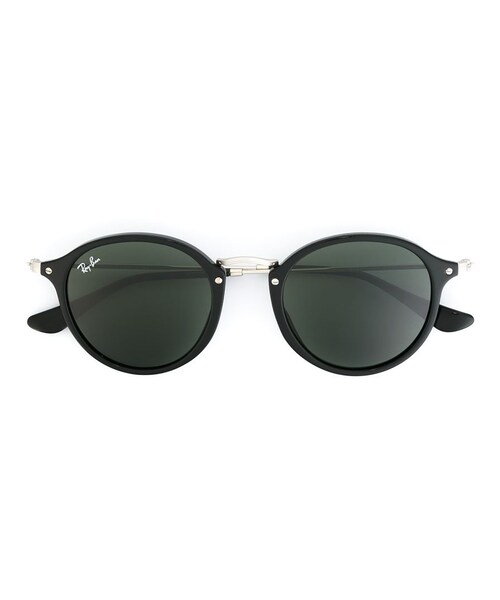Ray-Ban(レイバン)の「Ray-Ban - ラウンドフレーム サングラス - unisex - アセテート/金属(めっき) - ワンサイズ(サングラス・レディース・ブラック・ワンサイズ)」の1枚目の写真