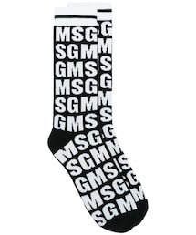 MSGM | MSGM - ロゴ 靴下 - unisex - コットン - ワンサイズ(ソックス/靴下)