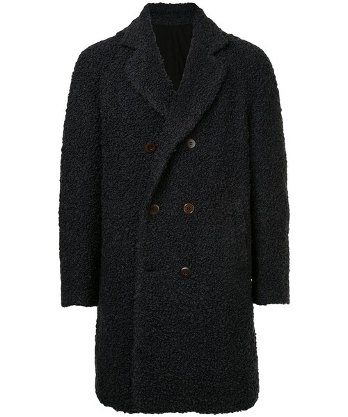 UNDERCOVER 2011AWウールレザー切替えピーコート JONIO UNDERCOVER 2011AWウールレザー切替えピーコート JONIO UNDERCOVER