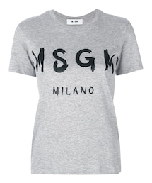 MSGM | MSGM - ロゴ Tシャツ - women - コットン - M(Tシャツ/カットソー)