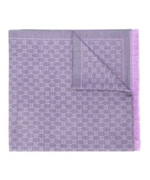 GUCCI | Gucci - GG jacuard shawl - women - ウール - ワンサイズ(ストール/ショール)