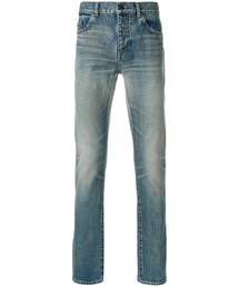 Saint Laurent | Saint Laurent - ストーンウォッシュ スリムジーンズ - men - コットン - 34(デニムパンツ)