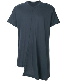 Yohji Yamamoto | Yohji Yamamoto - アシンメトリー Tシャツ - men - コットン/レーヨン - 3(Tシャツ/カットソー)