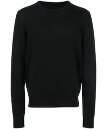 Maison Margiela | Maison Margiela - エルボーパッチ スウェットシャツ - men - コットン/レザー - M(スウェット)