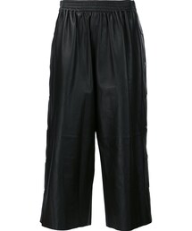 Maison Margiela | Maison Margiela - レザークロップドパンツ - women - レザー - 40(その他パンツ)