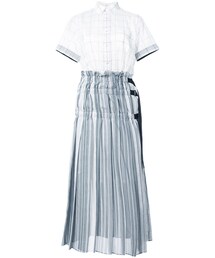Sacai（サカイ）の「Sacai - pleated two part dress - women
