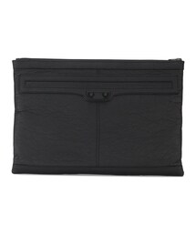 BALENCIAGA | Balenciaga - Blackout クラッチバッグ M - men - ラムスキン - ワンサイズ(クラッチバッグ)