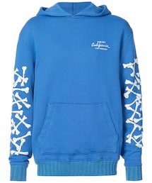 AMIRI ブラック スネークプリント パーカー AMIRI (アミリ) SNAKE HOODIE スネークプリントプルオーバーパーカー