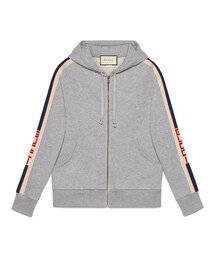 GUCCI | Gucci - グッチ ストライプ ジップパーカー - men - コットン - M(スウェット)