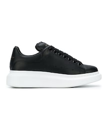 Alexander McQueen | Alexander McQueen - エクステンドソール スニーカー - women - レザー/rubber - 36.5(スニーカー)