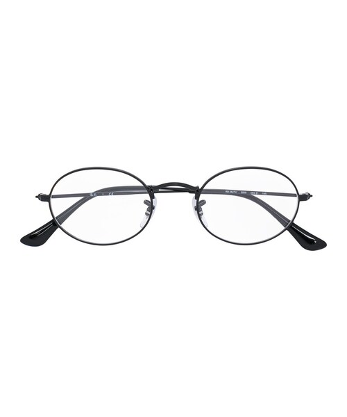 Ray-Ban（レイバン）の「Ray-Ban - オーバル 眼鏡フレーム - unisex - 金属（めっき） - 48（メガネ）」 - WEAR
