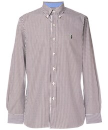 POLO RALPH LAUREN | Polo Ralph Lauren - ロゴ刺繍 ストライプ柄シャツ - men - コットン - XXL(シャツ/ブラウス)