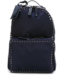 【極美品】ヴァレンティノ　リュック　ロックスタッズ　ゴールド金具　レッド org.jpg