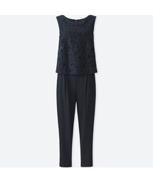 UNIQLO | レースオールインワン（ノースリーブ）(ワンピース)