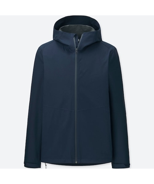 UNIQLO（ユニクロ）の「ブロックテックパーカ（ブルゾン・メンズ・BLACK 09/GRAY 03/NAVY 69・S/4XL/XL/L/M/XS/XXL/3XL）」の3枚目の写真