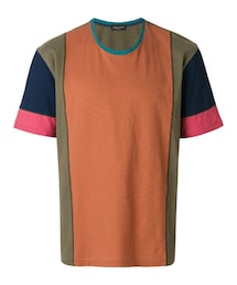 ROBERTO COLLINA | Roberto Collina - カラーブロック Tシャツ - men - コットン - 50(Tシャツ/カットソー)