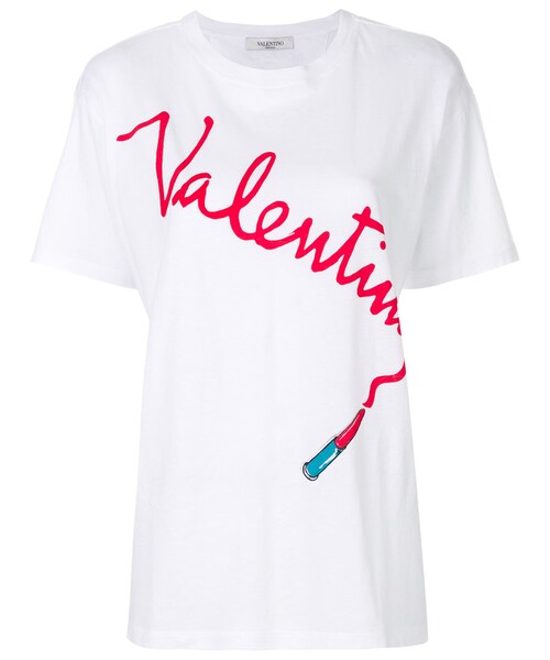 Valentino（ヴァレンティノ）の「Valentino - ロゴプリント Tシャツ 