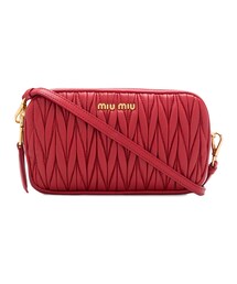 miu miu | Miu Miu - マテラッセ ショルダーバッグ - women - レザー - ワンサイズ(ショルダーバッグ)