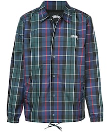 Stussy チェック柄 ジャケット Mサイズ STUSSY（ステューシー） ジャケット メンズ Quilted Lined Plaid Shirt