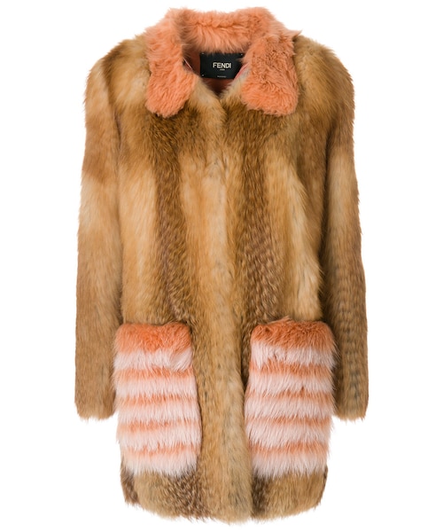 新品同様 フェンディ FF柄 フォックスファー 新品同様 フェンディ FF柄 フォックスファー