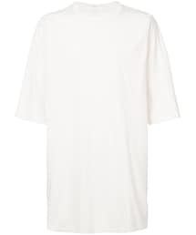 Rick Owens | Rick Owens - ロングライン Tシャツ - men - コットン - XL(Tシャツ/カットソー)
