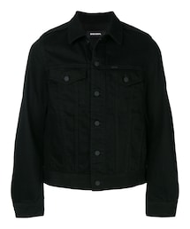 DIESEL | Diesel - テクスチャードパネル デニムジャケット - men - コットン/ポリエステル/アクリル - M(デニムジャケット)