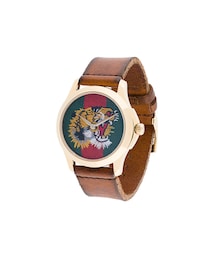 GUCCI | Gucci - ル マルシェ デ メルヴェイユ 腕時計 - unisex - レザー - ワンサイズ(アナログ腕時計)