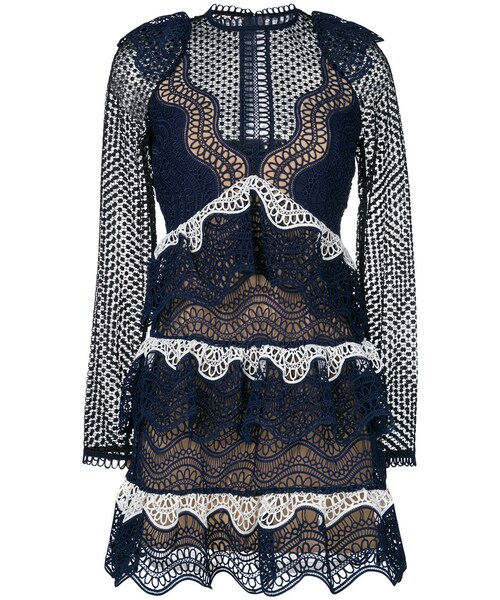 Self Portrait セルフポートレート の Self Portrait レース ドレス Women ポリエステル 12 ドレス Wear
