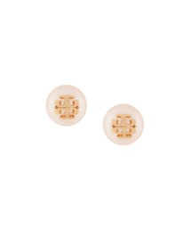 TORY BURCH | Tory Burch - pearl stud earrings - women - 真鍮/plastic - ワンサイズ(ピアス（両耳用）)