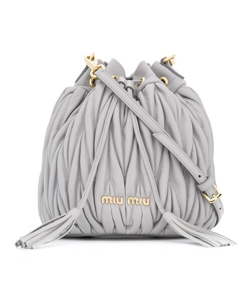 miu miu（ミュウミュウ）の「Miu Miu - マテラッセ バケットバッグ